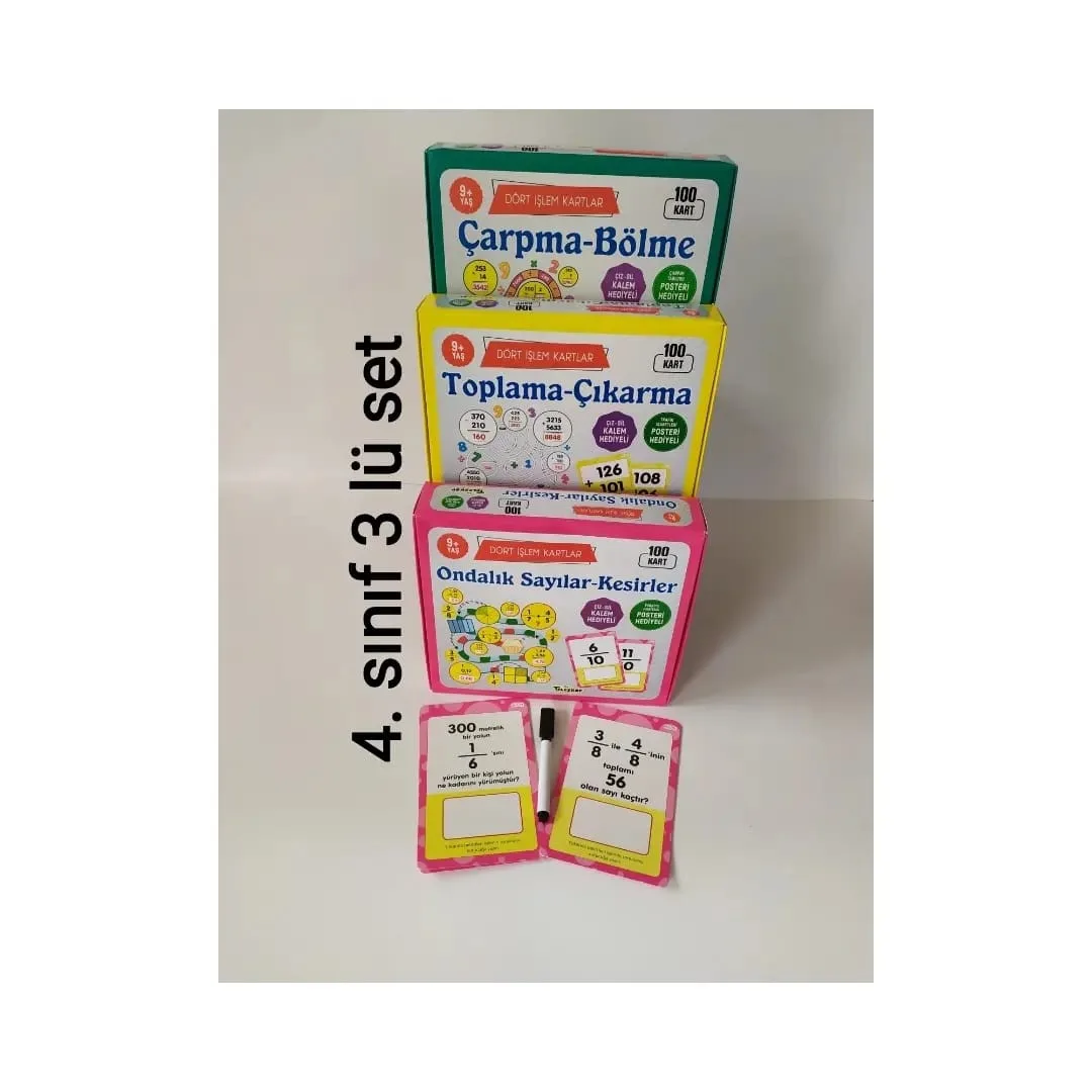 4.sınıf 3 lü set