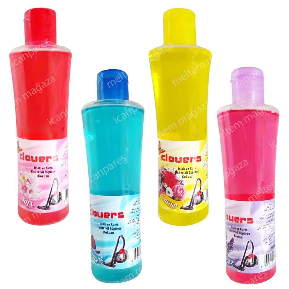 Süpürge Parfümü Sıvı 4 lü Set Uyumlu (100mlx4) Yedek Parça