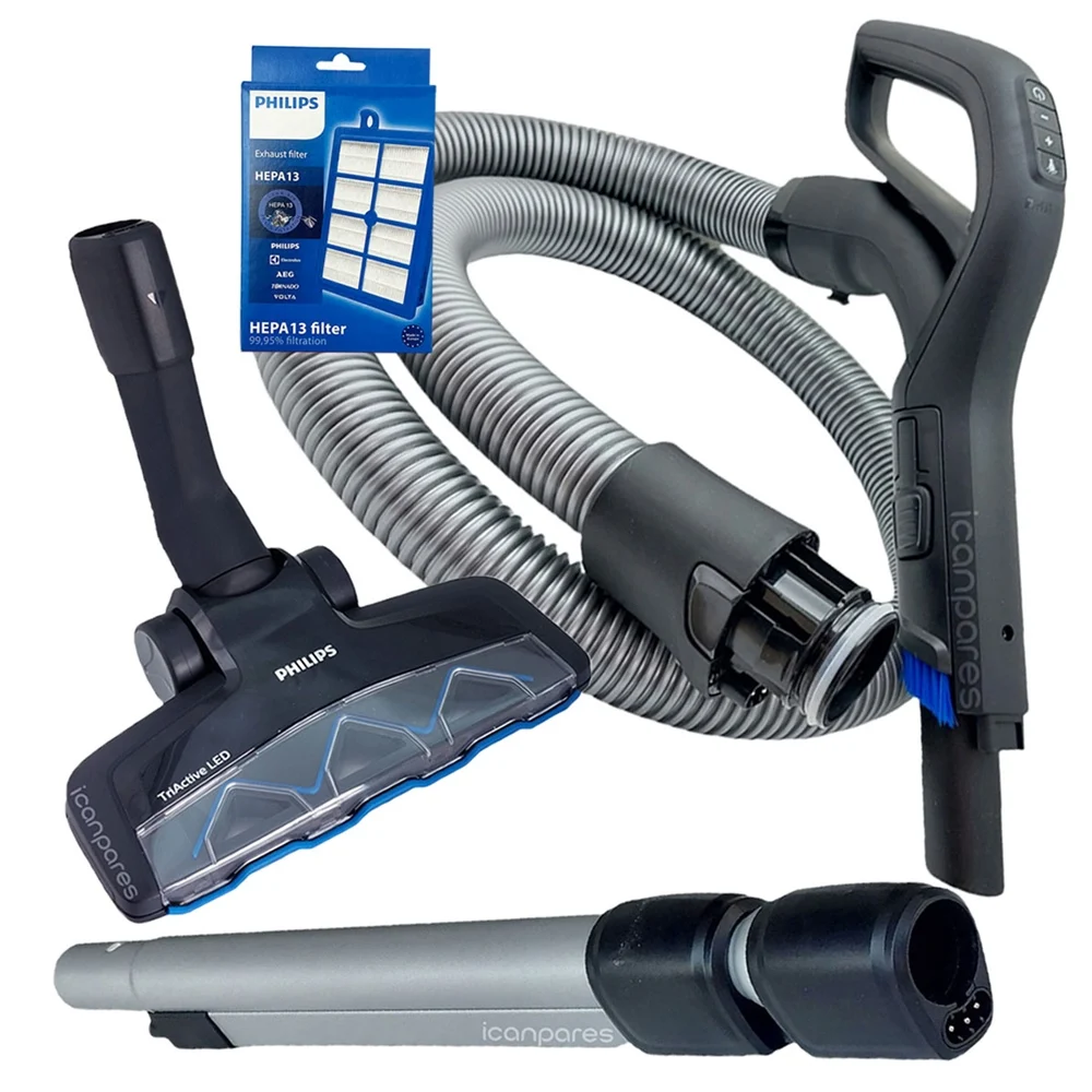 Philips Uyumlu 432200426821 Elektrikli Süpürge Hortumu Emici Yer Başlığı Borusu Filtresi Yedek Parça