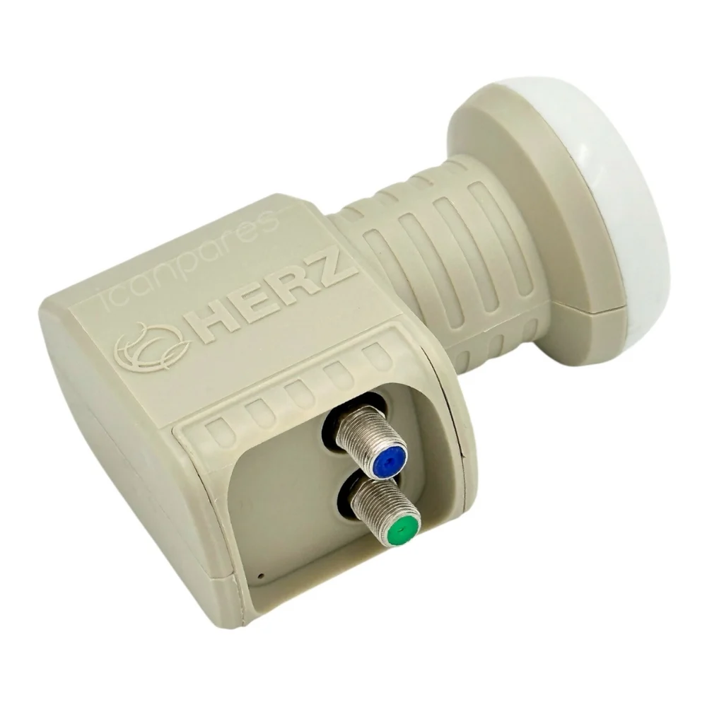 Herz için HR-902 Universal Twin LNB 0.1 dB 4K UHD Ku-Band Çift Çıkışlı Çanak Anten LNB