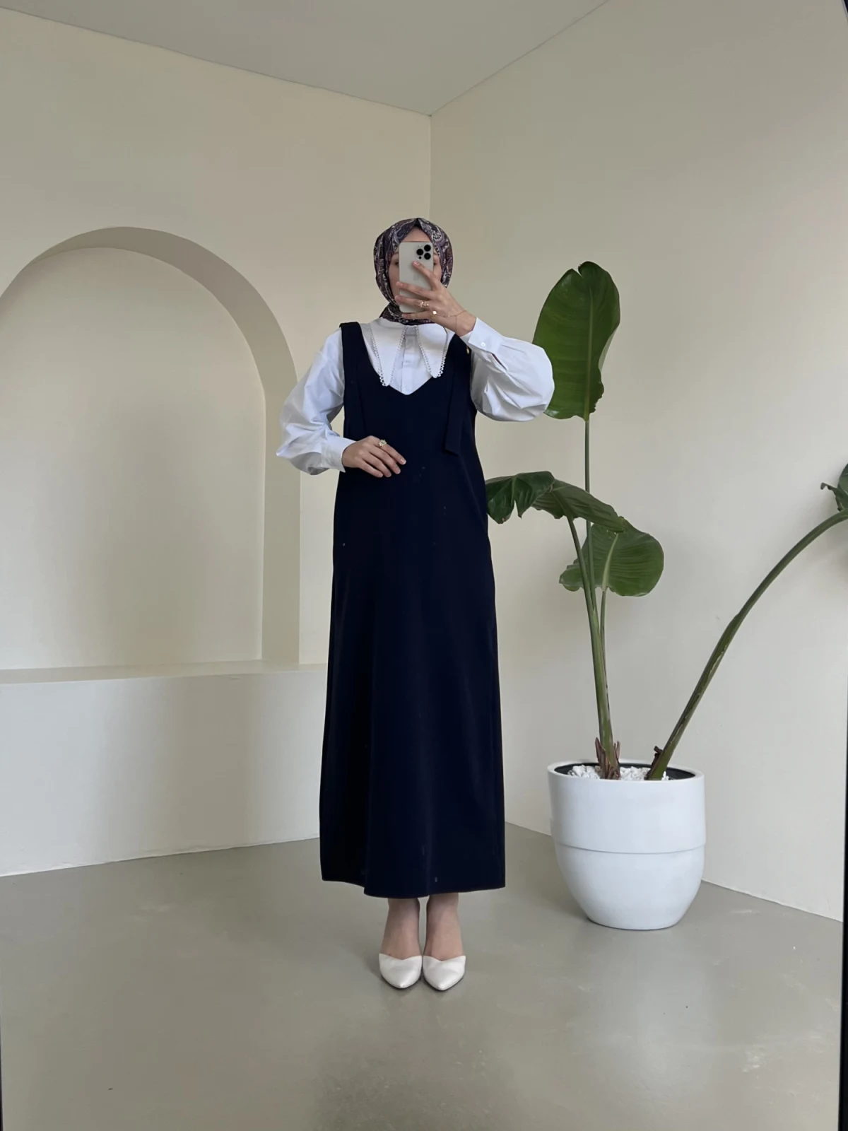 Elora Askılı Jile - Lacivert