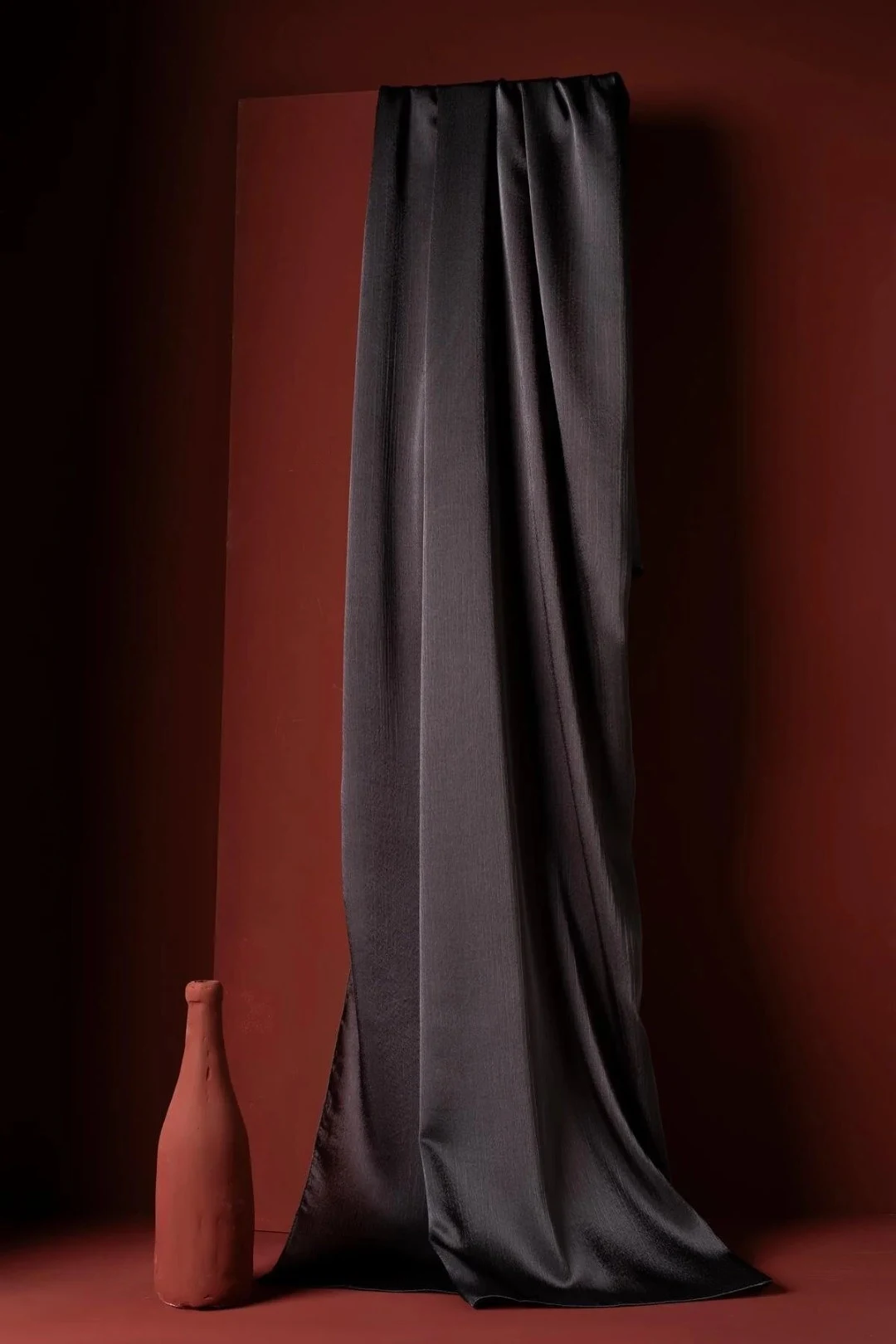 Kırışmaz Janjan Şal 185*70 Cm - Siyah