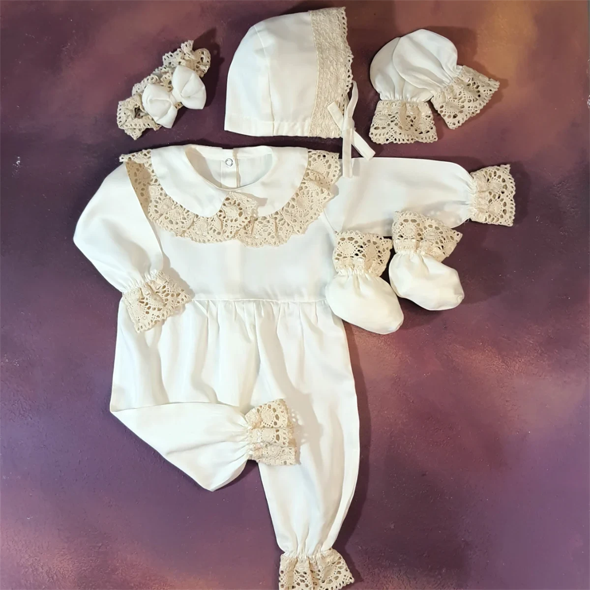 Kız Bebek Mevlüt Kıyafeti Takım Set