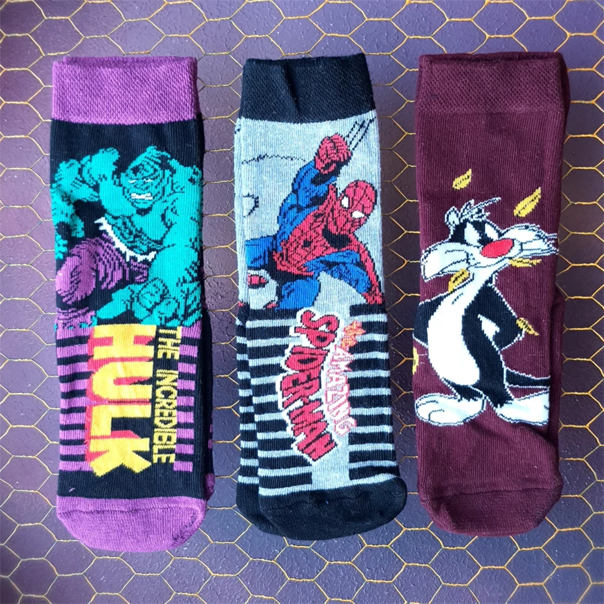 Erkek Çocuk Figürlü 3' lü Çorap Set